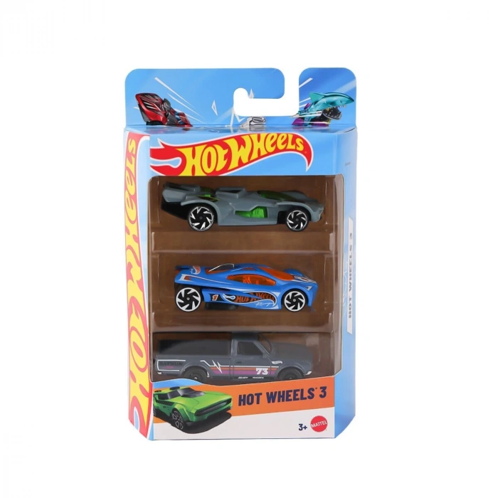 K5904 Hot Wheels 3lü Araba Seti