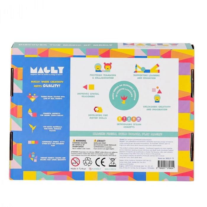 MGL-72 72 PCS MANYETİK BLOK