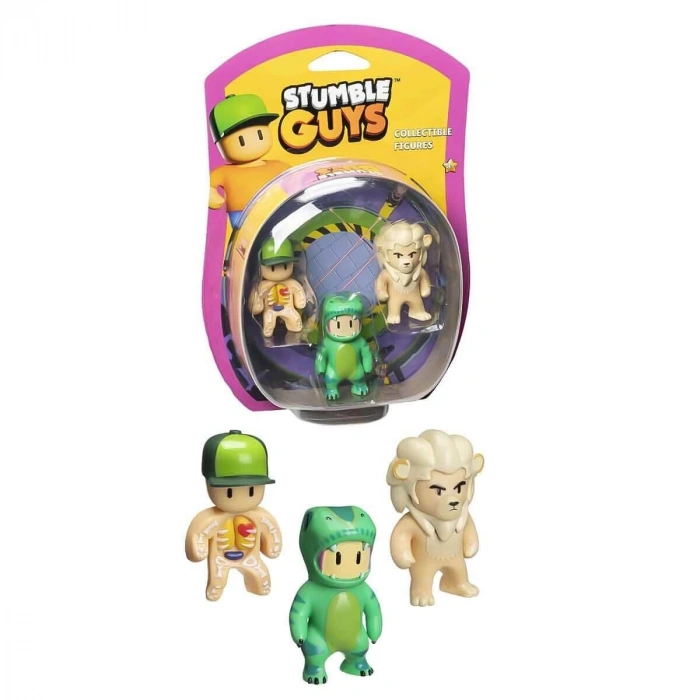 PMI SG2220 Stumble Guys Figür Seti 3lü -Necotoys