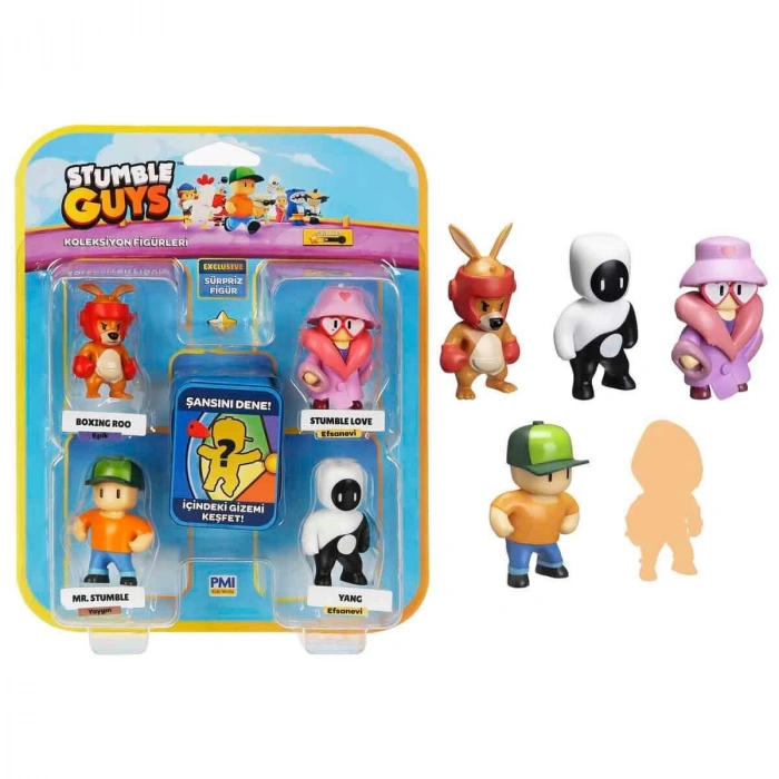 PMI SG2240 Stumble Guys Figür Seti 5li -Necotoys