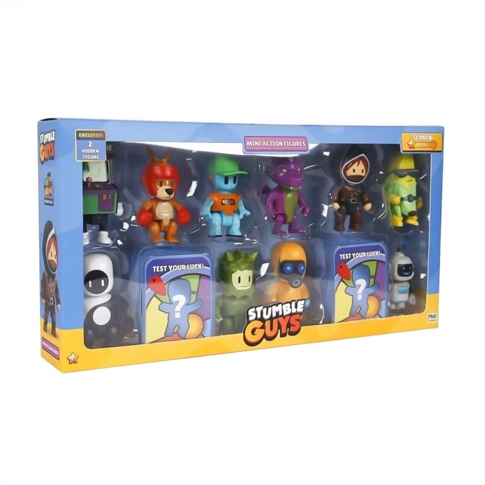 PMI SG3212 Stumble Guys Aksiyon Figür Deluks Set 12li