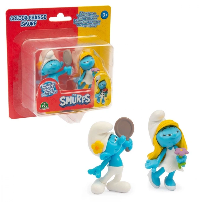 PUF34000 Şirinler Renk Değiştiren 2li Figür Paketi