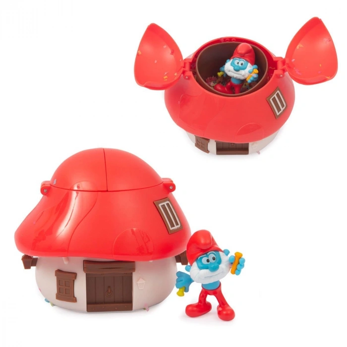 PUF38000 Şirinler Sürpriz Mantar Evi Oyun Seti