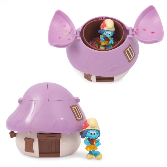 PUF38000 Şirinler Sürpriz Mantar Evi Oyun Seti