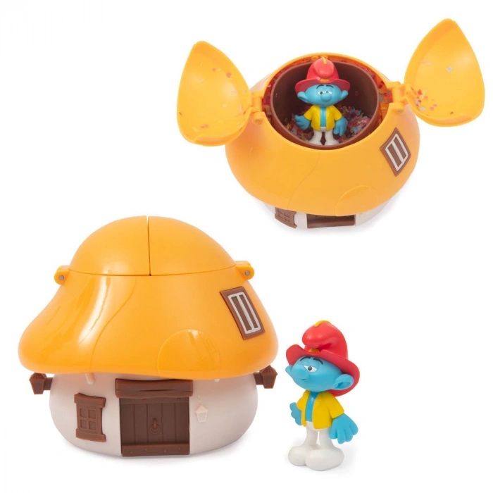 PUF38000 Şirinler Sürpriz Mantar Evi Oyun Seti