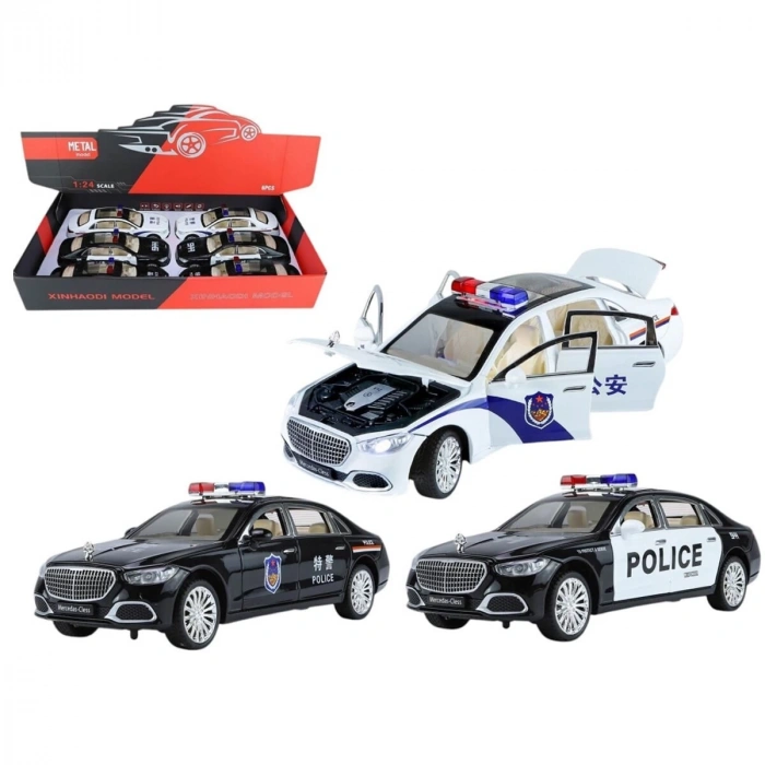 XHD-B2430 C-B 1 24 IŞIKLI SESLİ TSL POLİS ARABA