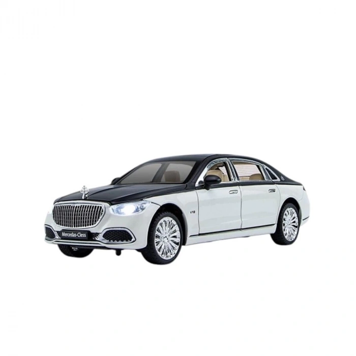 ZHD-B2409 - Vardem  Çek Bırak Işıklı ve Sesli Model MB Metal Araba 1:24