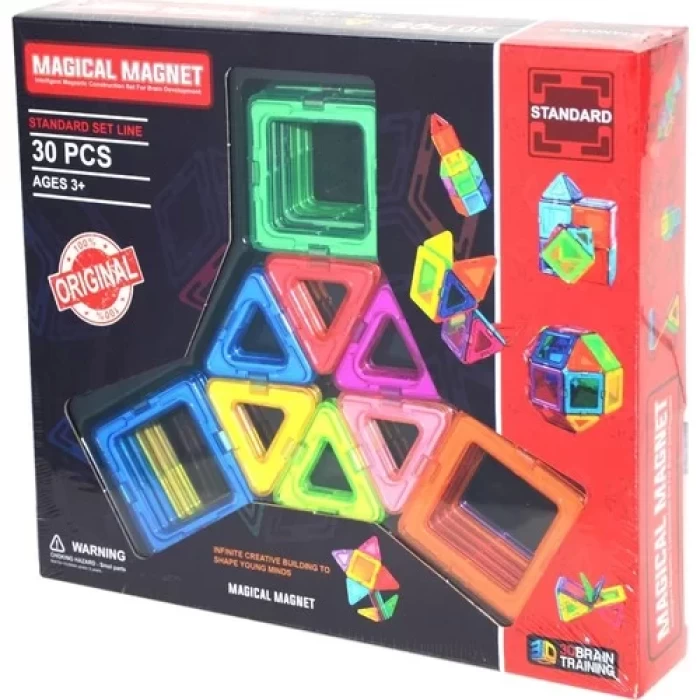 Başel Magical Magnet 30 Parça Oyun Seti Bşl-6080