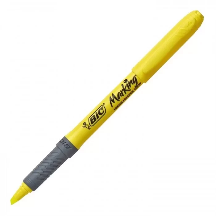 Bic Marking Hıghlıgter Grıp Fosforlu Sarı