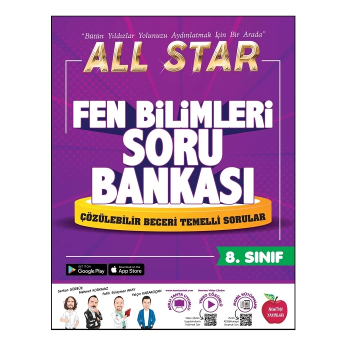 Newton 8.Sınıf Fen Bilimleri All Star Soru Bankası 2023