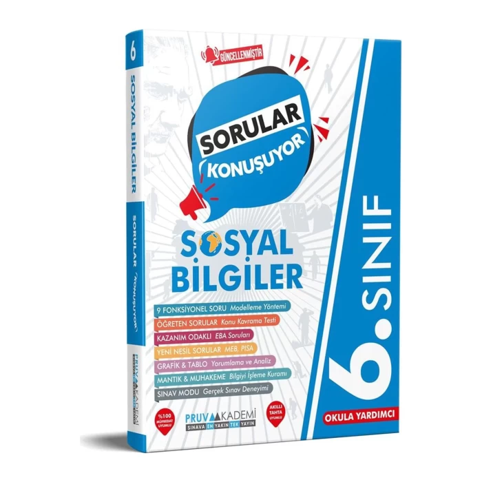 Pruva 6.Sınıf Sosyal Bilgiler Sorular Konuşuyor Soru Bankası