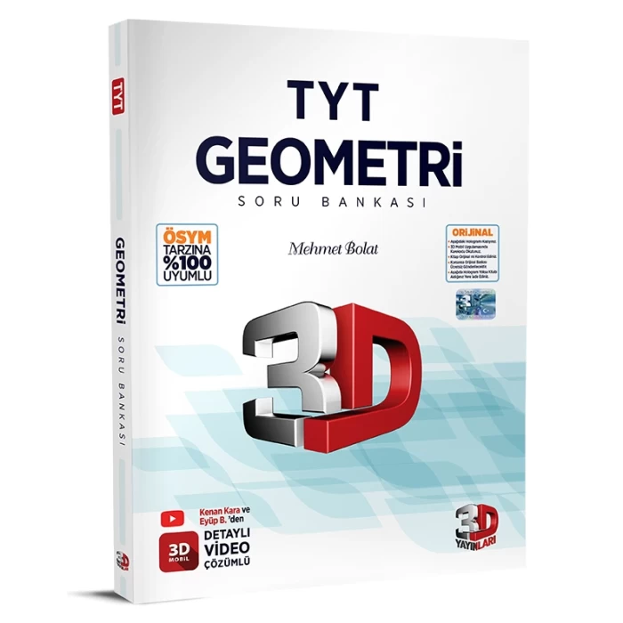 3D Tyt Geometri Soru Bankası 2023