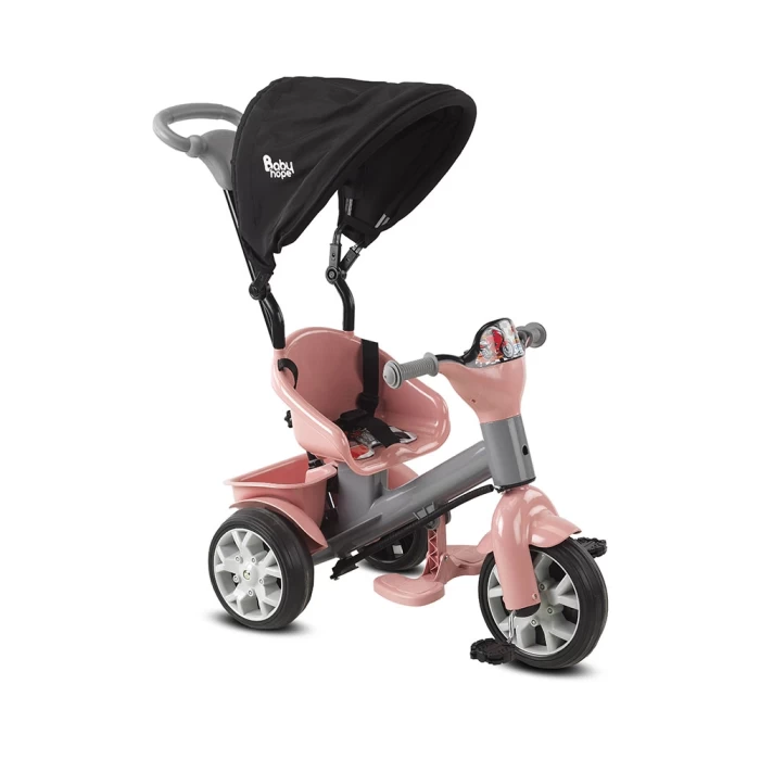 Babyhope Bobo Speed Tenteli 121 Pembe/Gri