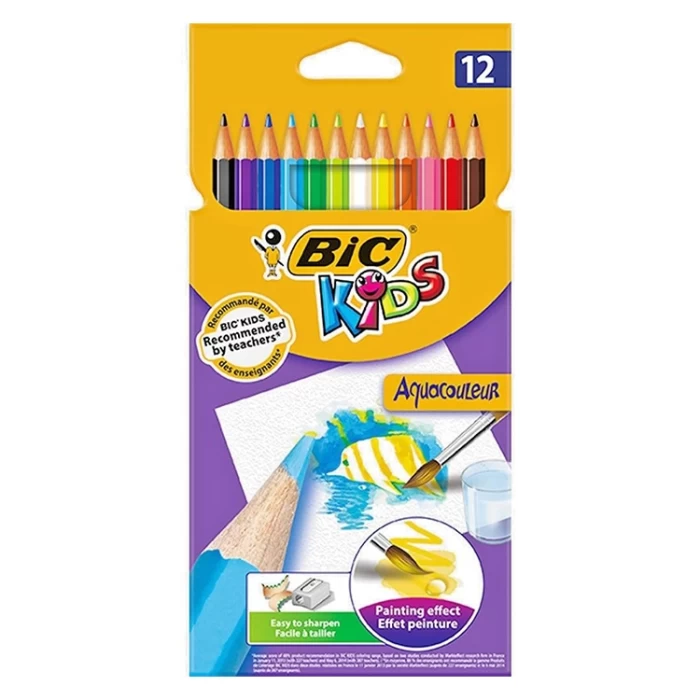 Bic Aquacouleur Kuru Sulu Boya Kalemi 12 Li 8575613 Zdm