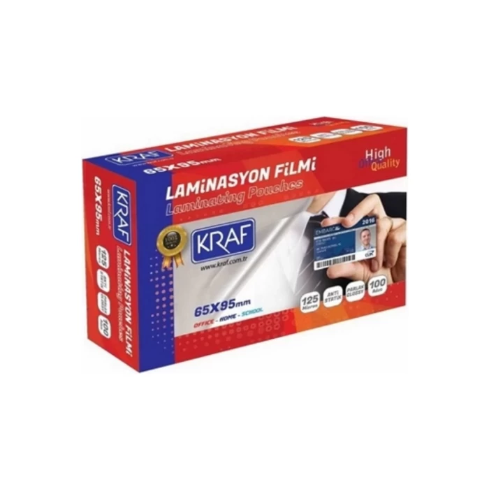 Kraf Laminasyon Filmi Parlak 65X95 125mic 100 Lü 2126