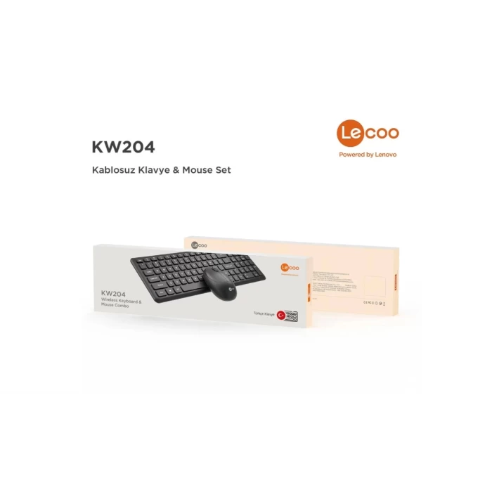 Lecoo Klavye Mouse Set Kw-204