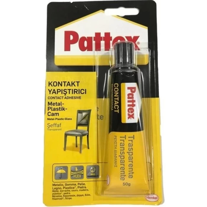 Pattex 1419320 Kontak Yapıştırıcı 50gr (Metal-Plastik-Cam)