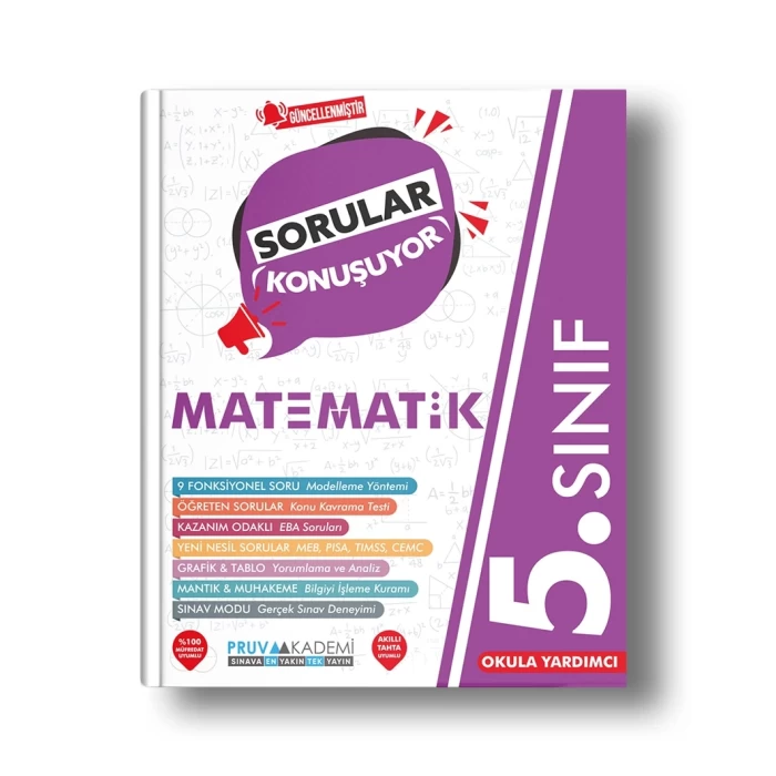 Pruva 5.Sınıf Matematik Sorular Konuşuyor Soru Bankası