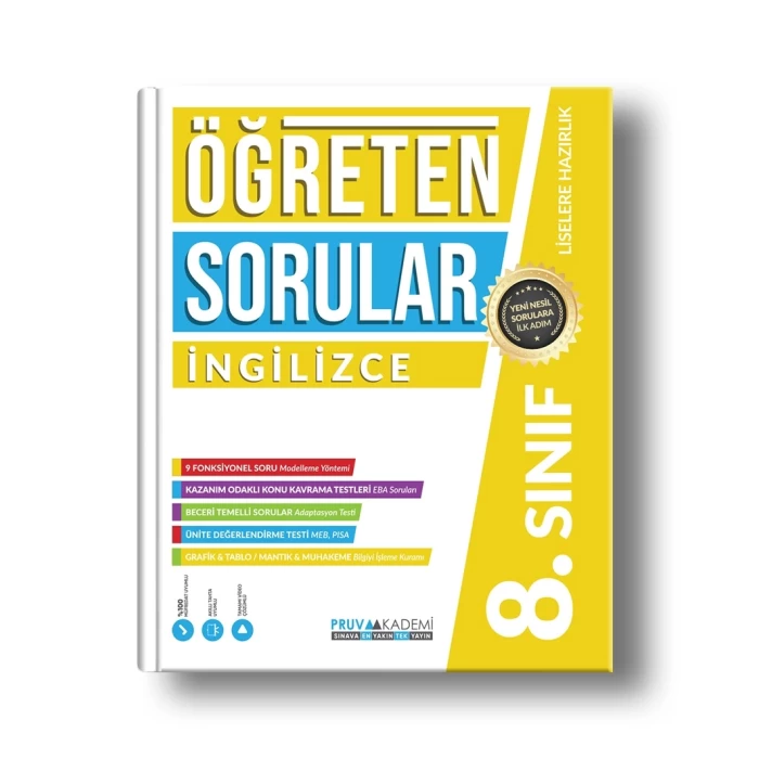 Pruva 8.Sınıf İngilizce Öğreten Sorular Soru Bankası