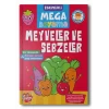 Boyama Zamanı Etkinlikli Mega Boyama Meyveler-Sebzeler