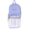 Kaukko Bright Junıor Bag Kalem Çantası Kapitone Floral Mavi K2465