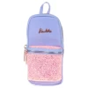 Kaukko Bright Junıor Bag Kalem Çantası Taşlı Floral Mavi  K2468