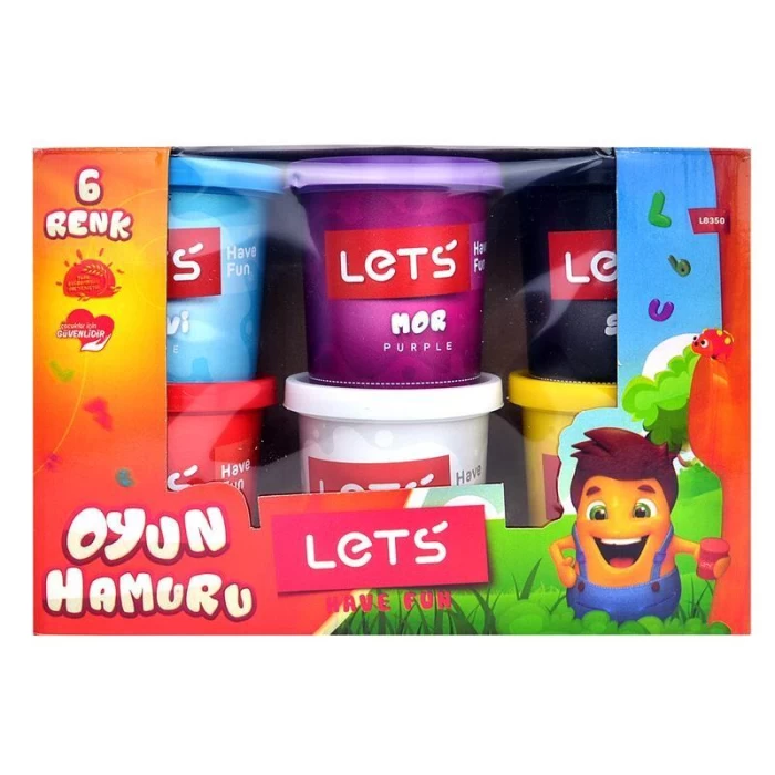 Lets Oyun Hamuru 6 Lı L-8350 840gr