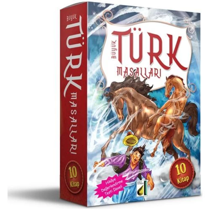 Damla Büyük Türk Masalları (10 Kitap + Hds)