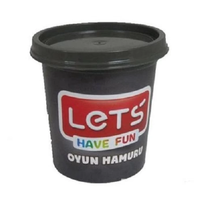 Lets Oyun Hamuru Tekli 150 Gr Gri 1