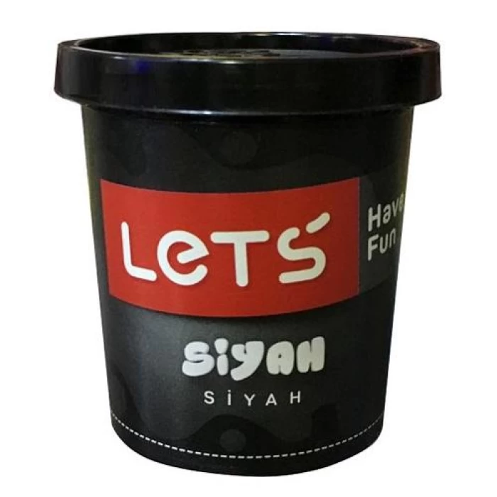 Lets Oyun Hamuru Tekli 150 Gr Siyah 1