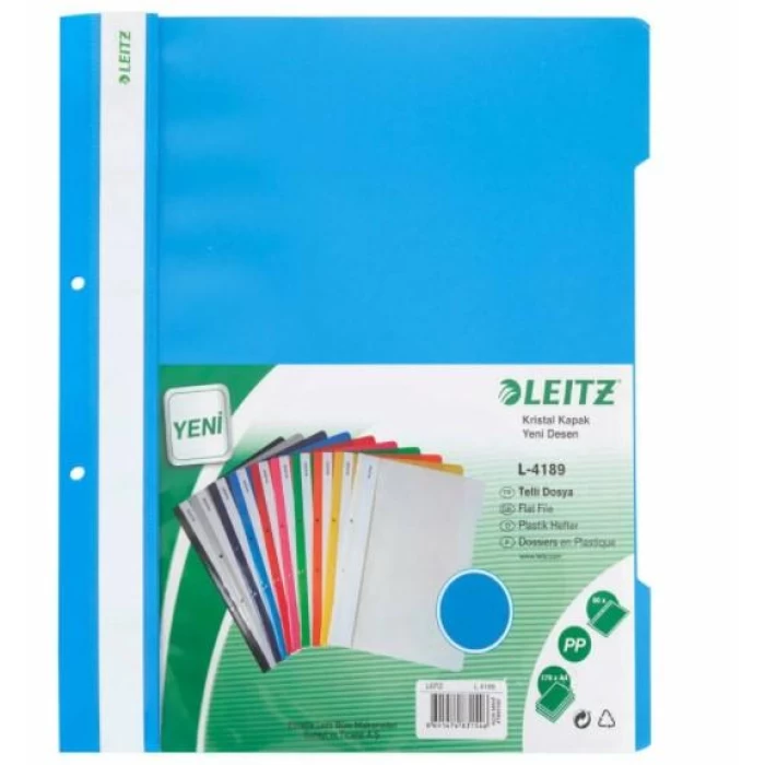 Leıtz Telli Dosya L-418910 ( 50 Li Paket) A.Mavi 1