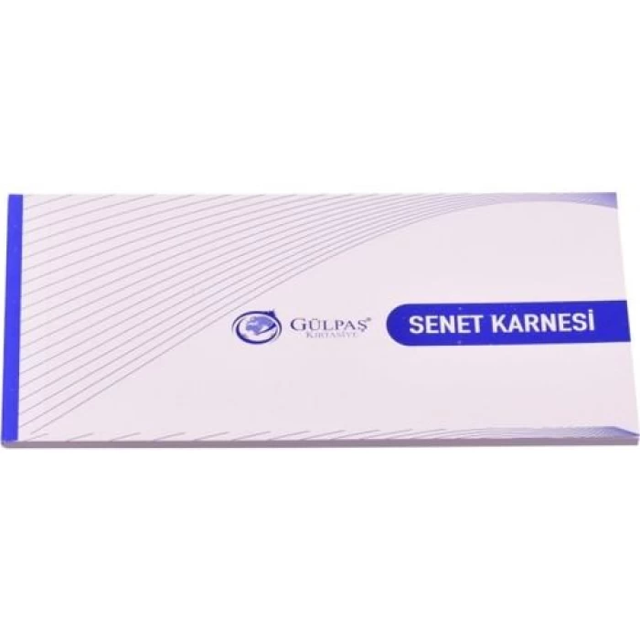 Gülpaş Senet Karnesi Karton Kapaklı 50 Yaprak ( 148 )