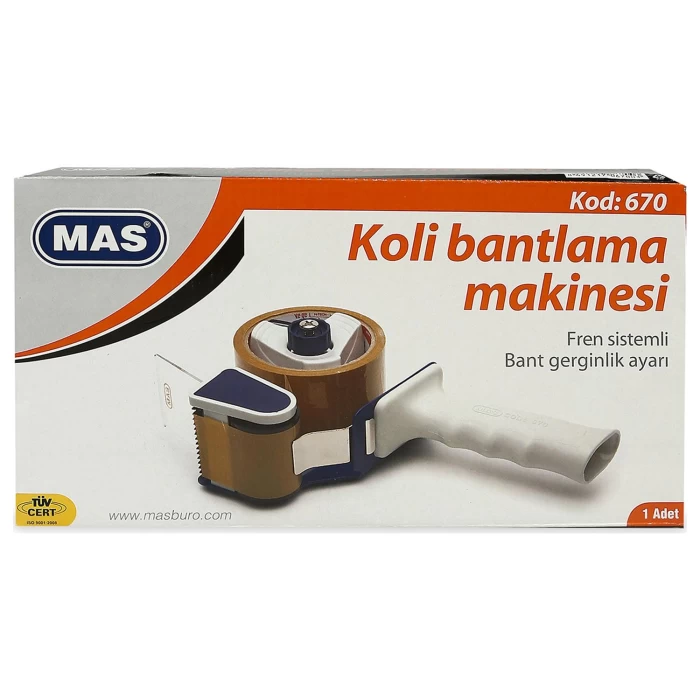 Mas Koli Bantlama Makinesi(2 İnc ) 50 Mm(Abs Hm) 670