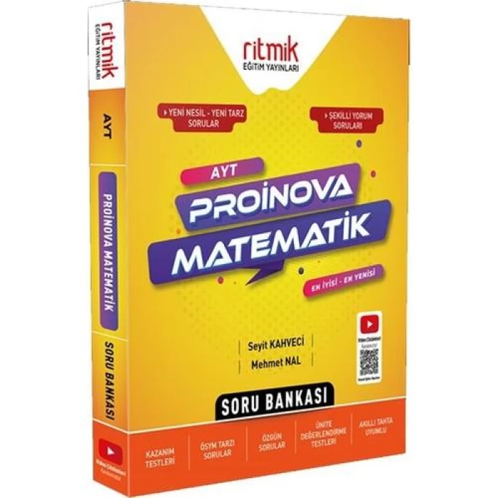 Ritmik Ayt Matematik Proinova Soru Bankası 2021