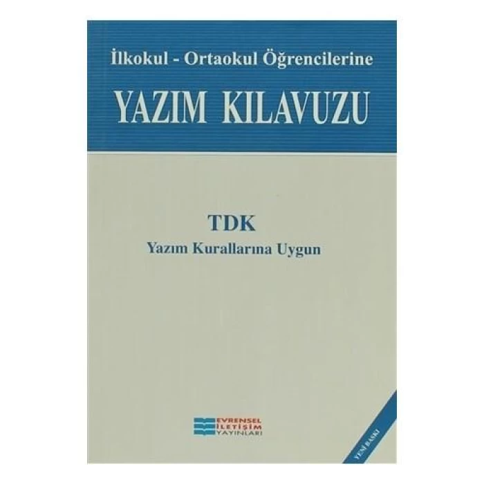 Evrensel İmla Klavuzu Tdk