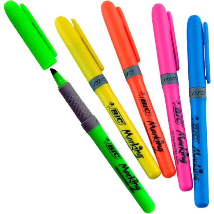 Bic Marking Hıghlıgter Grıp Fosforlu Sarı