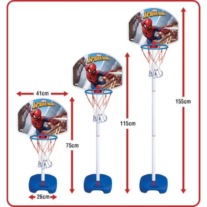 Dede Spıderman Büyük Ayaklı Basketbol Set Dede-03404