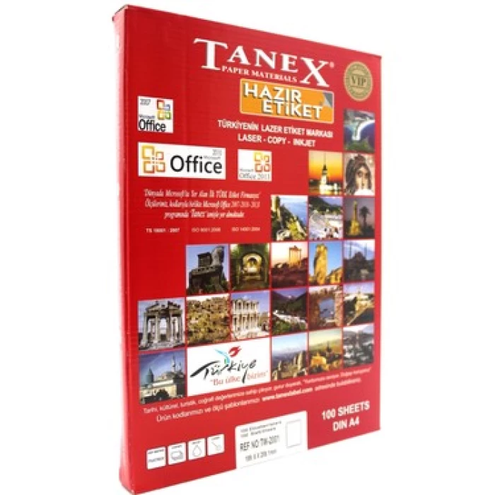 Tanex Laser Etiket Tw-2610 105x57 Mm