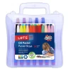 Lets 24 Renk Pastel Boya Plastık Çantalı / Lk-24