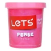 Lets Oyun Hamuru Neon 8340 150gr. Tekli Neon Pembe 1