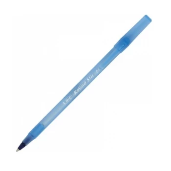 Bic 921403 Round Stic Tükenmez Kalem 1.0  Mavi 1