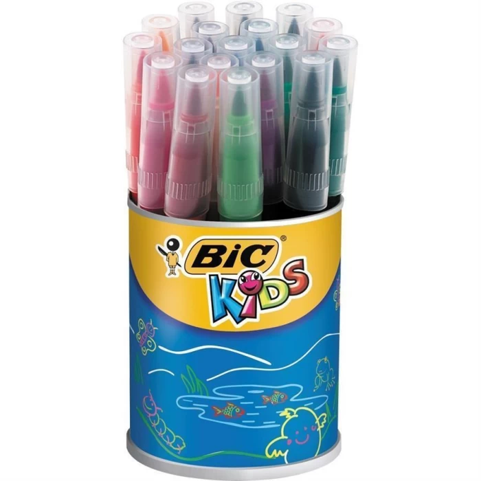 Bic Keçeli Boya Kalemi Fırça Uçlu 18 Li 828965