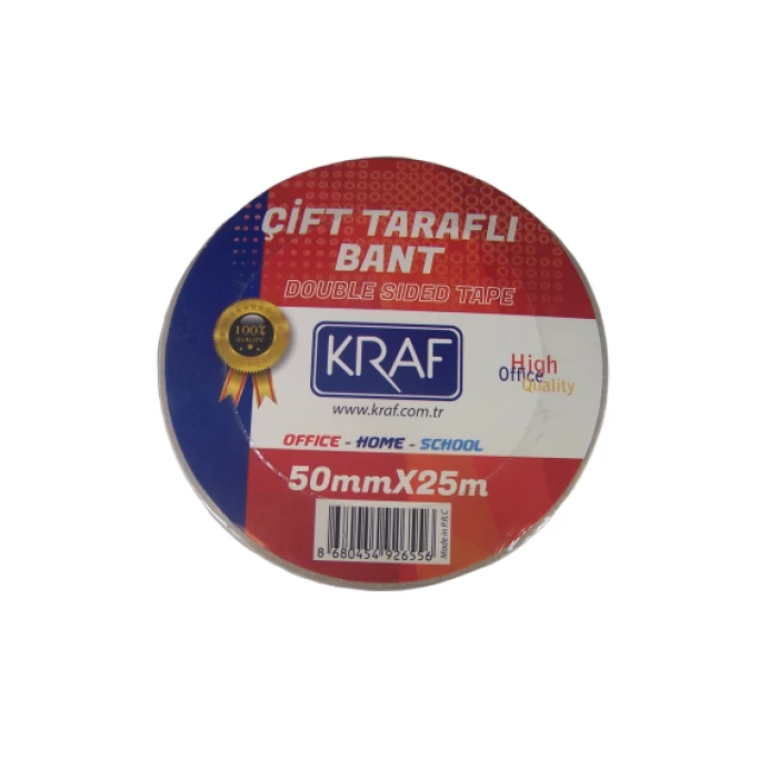 Kraf Çift Taraflı Bant 50x25 2550g