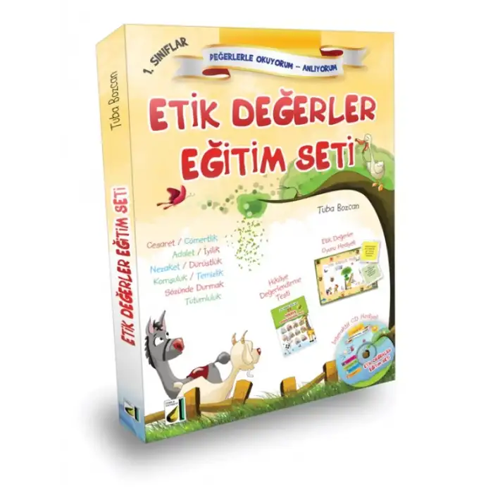 Damla 1.Sınıflar Etik Değerler Eğitim Seti (10 Kitap) 2019