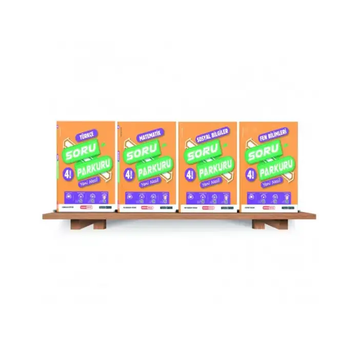Kırmızıbeyaz 4.Sınıf Soru Parkuru 4 Set (Türkçe+matematik+fen+sosyal S.B.)