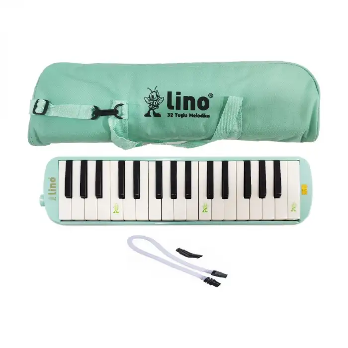 Lino Melodika 32 Tuşlu Bez Çanta Ln-32-Pyes Pastel Yeşil