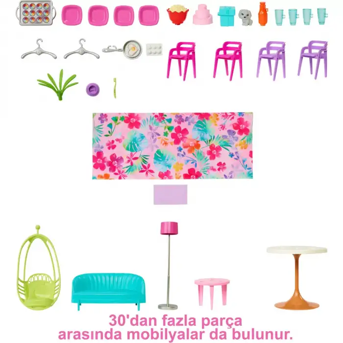 Mattel BarbieNin Tatil Evi Mtl-Hcd50