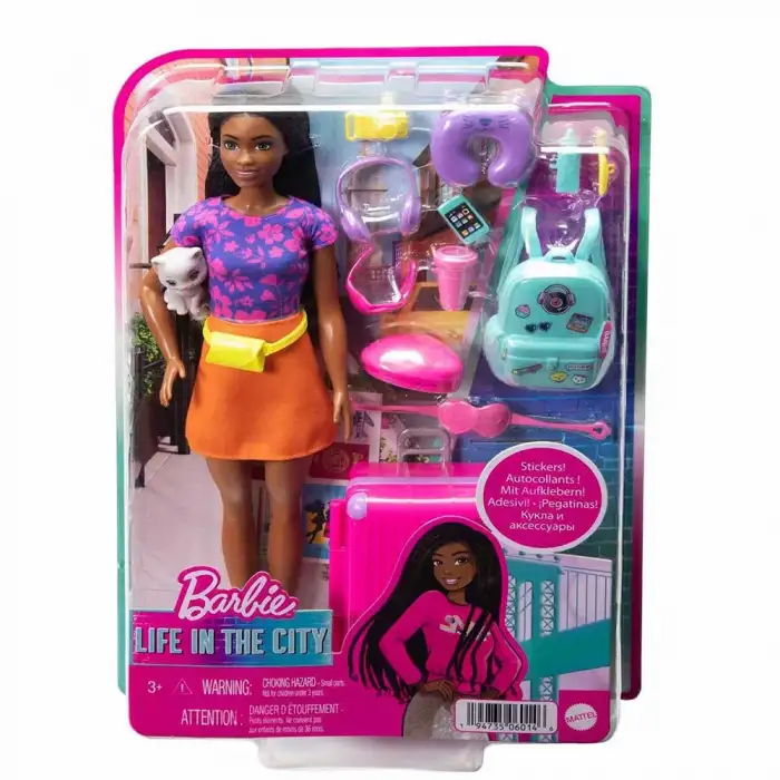 Mattel Barbıe Brooklyn Seyahatte Bebeği Ve Aksesuarları Mtl-Hgx55