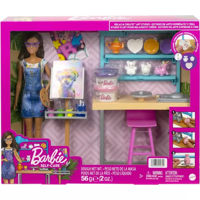 Mattel Barbıenin Sanat Atölyesi Oyun Seti Mtl-Hcm85