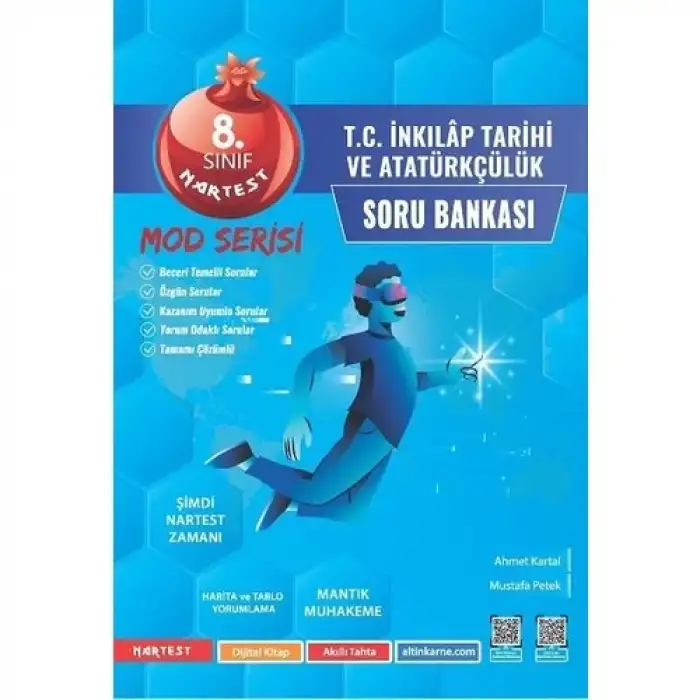 Nartest 8.Sınıf Mod T.C. İnkılap Tarihi Ve Atatürkçülük Soru Bankası